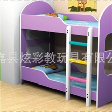 【长期销售】供应优质儿童床双层床紫色上下床幼儿床款式新颖