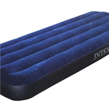 美国INTEX68950充气床垫条纹单人气垫床充气床空气床午睡床