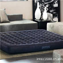 美国INTEX66725超大双人豪华蜂窝立柱植绒充气床