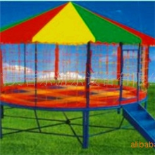 厂家直销圆形蹦蹦床，跳跳床，公园蹦蹦床儿童跳床