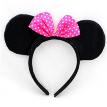 成人儿童节日表演动物头饰化妆cosplay蝴蝶结款卡通头箍22g