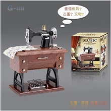 专利新奇特礼品一件代发货源缝纫机音乐盒模拟动感逼真造型