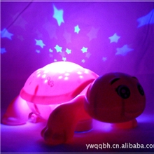 新奇特玩具礼品T4770A电动万向音乐投影龟|黄绿彩色