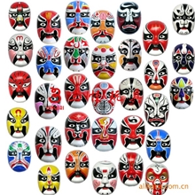 供应工艺脸谱系列处理表演装饰脸谱手工纸浆京剧脸谱面具批发