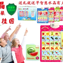 送礼好形像早智慧水晶套装7合1凹凸发音语音有声挂图