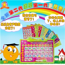 乐乐鱼婴幼儿童启蒙发音早教宝宝凹凸发声有声挂图点击有惊喜