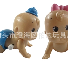 YD831会扭屁股会摇头上链爬娃发条爬娃淘宝热销