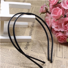 头饰必备配件5MM简约黑色包布发箍头箍DIY饰品配件手工材料