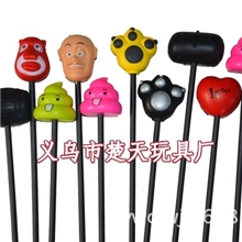 PU手大便便猫爪熊掌熊爪笑脸表情混色混批