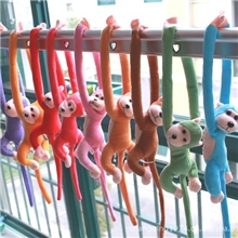 毛绒玩具长臂猴窗帘扣窗帘扣猴子会叫的猴子厂家直销小朋友礼物