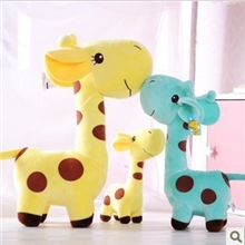 李宇春同款长颈鹿公仔小彩鹿毛绒玩具玩偶生日礼物棕色斑点