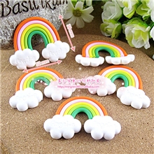 树脂云朵彩虹仿真奶油手机美容DIY点心饰品配件批发Z053[#7]