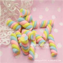 软陶棉花糖棒冰糖葫芦仿真奶油配件手机美容diy贴钻材料