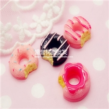 手机美容diy仿真蛋糕奶油配件冰淇淋饰品蛋筒缺口面包圈食玩