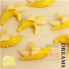 新款食玩手机美容材料DIY树脂配件凯蒂猫面包店S1-6香蕉