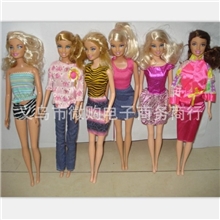 热销玩偶塑胶美泰玩具头型为Mattel正版11寸重身芭比娃娃