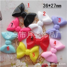 DIY手机美容树脂配件蝴蝶结订500个一个颜色0.3元