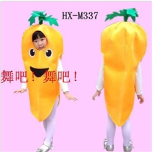 一件代发成人儿童蔬菜演出服儿童胡萝卜表演服装萝卜扮演服