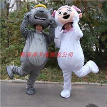 特价卡通服装/喜羊羊卡通人偶/灰太狼卡通行走人偶