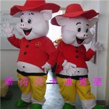 厂家特供卡通服装/表演服装/广告宣传服装欢乐猪