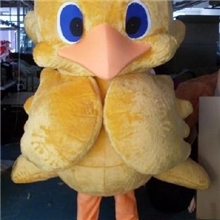 厂家直供卡通人偶服装表演服装舞台道具定制卡通大黄鸡演出服