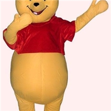 供应维尼熊卡通人偶服装影视主题动漫表演服---维尼熊
