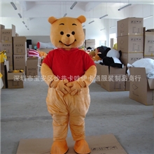 供应迪士尼卡通，卡通动漫服装，舞台表演道具服，道具服维尼熊