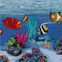 【可加工定制】优质幻彩马赛克剪画吸水性能好