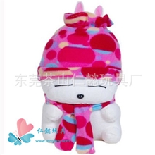 订做韩版流氓兔毛绒玩具公仔、流氓兔毛绒玩具加工、流氓兔公仔