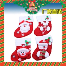 圣诞礼物袋圣诞装饰品圣诞用品小袜子圣诞袜圣诞道具