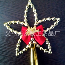 圣诞树厂家批发顶五角星挂件装饰花环圣诞树圣诞饰品