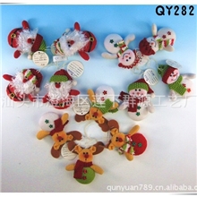 批发QY28212圣诞小吊圣诞娃娃圣诞挂件装饰品