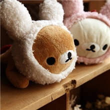 1205日本san-x轻松熊兔宝宝笔袋全两款卡通文具袋学生用品