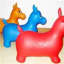 正品PVC加厚加肥款充气跳跳动物牛