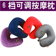 现货批发思乐康6档可调按摩汽车靠垫4色彩盒包装可混批
