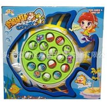 儿童玩具大号钓鱼盘儿童益智开发协调能力单盘钓鱼玩具