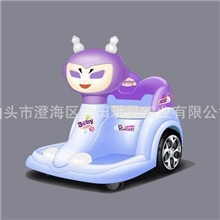供应新款卡通儿童电动摩托车小孩电动三轮车玩具车宝宝童车可坐