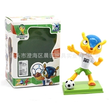 供应2014世界杯吉祥物公仔犱狳世界杯公仔卡通公仔