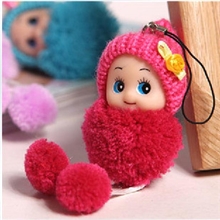 特价促销迷糊娃娃婚庆礼品手机挂件可爱时尚小挂件毛绒玩具批发