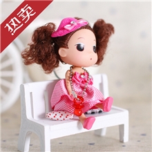 厂家直销点钻玫瑰花迷糊娃娃礼物批发迷糊娃娃挂件RX02-12cm