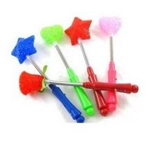 厂家批发供应玫瑰米粒弹簧灯粒子灯闪光棒发光玩具价格优惠