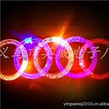 厂家低价直销优质七彩发光闪光LED手镯手环小玩具助威道具