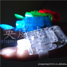 厂家直销发光闪光手指灯投影手指灯激光手指灯儿童小玩具批发