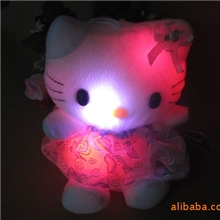 供应批发可爱发光毛绒公仔毛绒玩具创意礼物地摊发光玩具批发