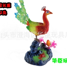 电动声控鸟声控孔雀批发电动声控孔雀智能仿真小鸟声控鸟批发