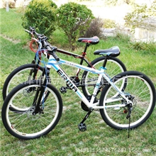 伊尔马中头管碟刹26寸自行车山地车双碟刹质比美利达捷安特