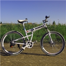 悍马折叠车26寸自行车山地车批发厂家折叠自行车公路自行