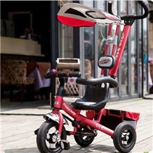 童车批发儿童三轮推车铝合金充气轮2013三合一婴儿车