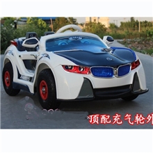 童车批发2013充气宝马儿童电动车宝宝遥控儿童电动汽车