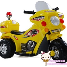 电动摩托车儿童动摩托车电动车豪华款带警灯音乐